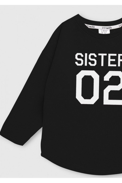 Laste must kampsun "Sister 02"