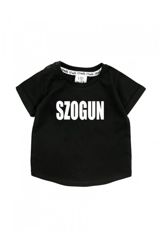 Black kid&#039;s &quot;szogun&quot; t-shirt