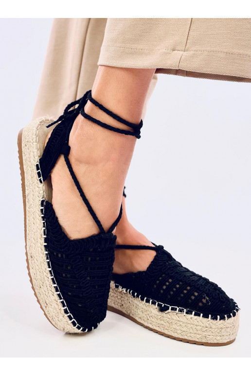 Naiste espadrillid  YAWEH BLACK