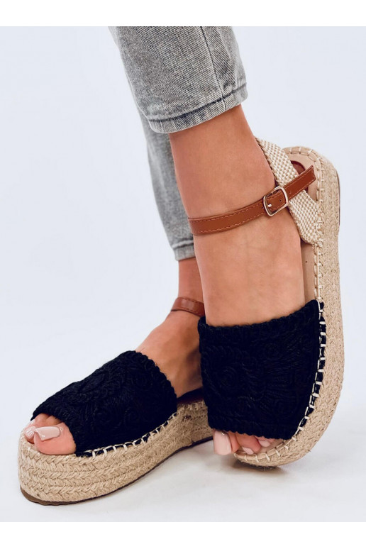 sandaalid espadrillid Boho INGRAM BLACK