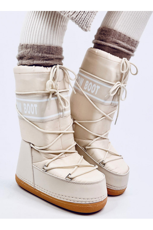 Snow boots pikk TANGE BEIGE