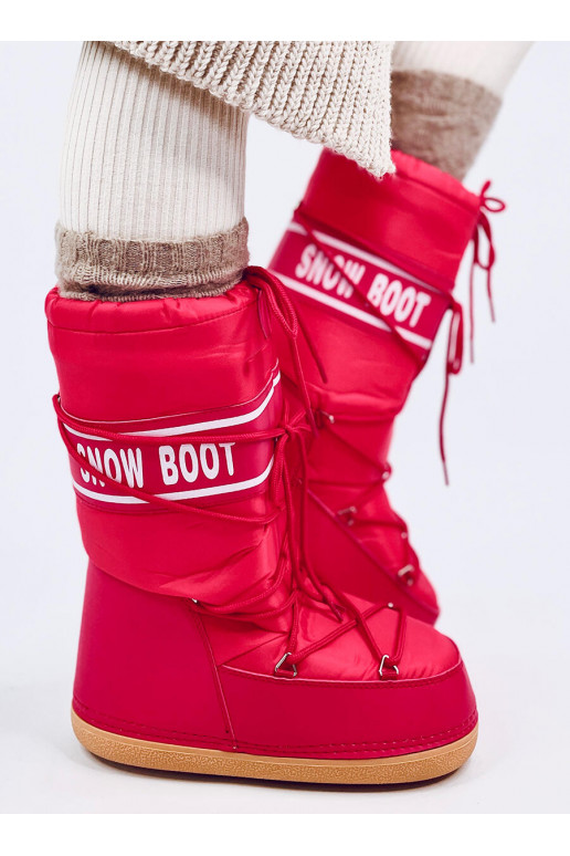 Snow boots pikk TANGE RED