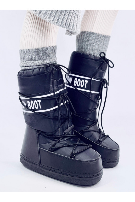 Snow boots pikk TANGE BLACK