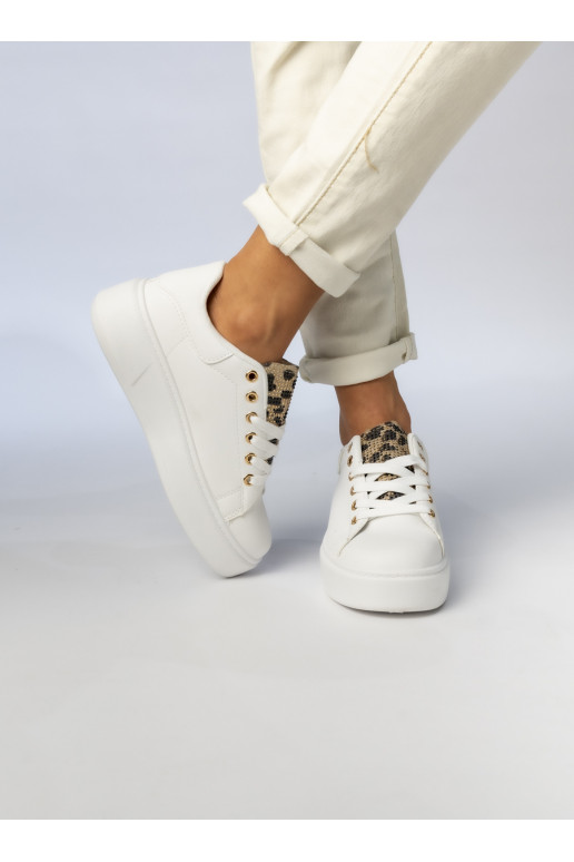 Naiselik Sneakers tüüpi jalanõud SAVANNAH WHITE/LEOPARD