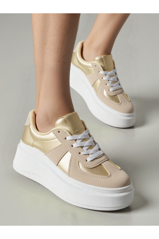 Naiselik Sneakers tüüpi jalanõud CITY CHIC GOLD