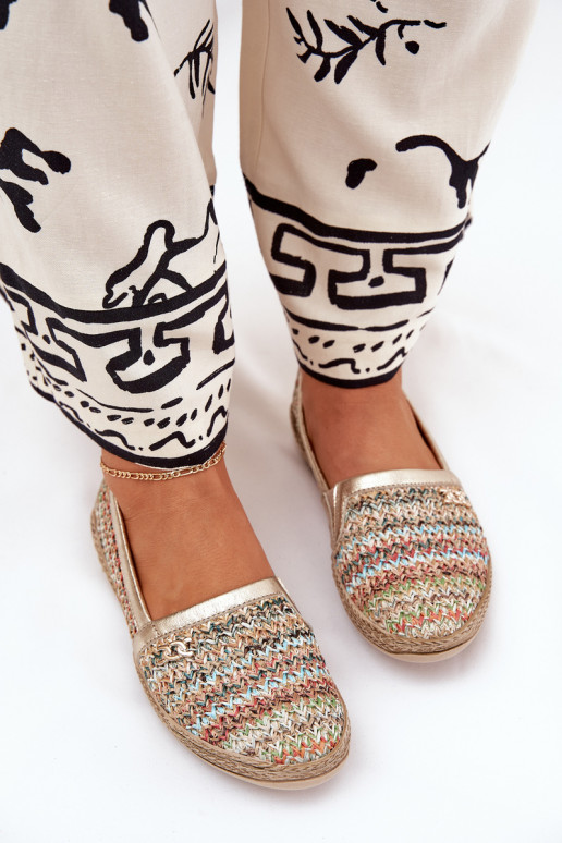 Elegantsed Espadrillid Koos punutisega Zazoo 10178 Mitmevärvilised