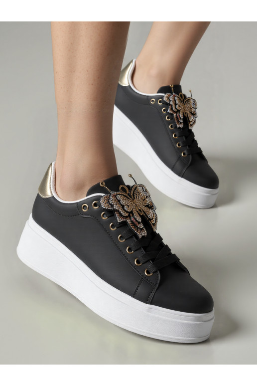 Naiselik Sneakers tüüpi jalanõud BUTTERFLY LUX Black